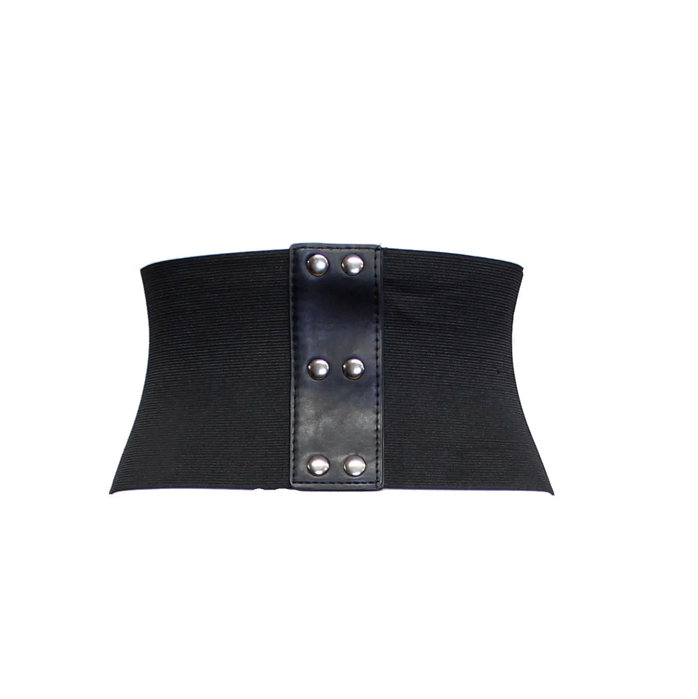 20cm Elasticated Waist Lace Up Corset Belt with Press Button Closure