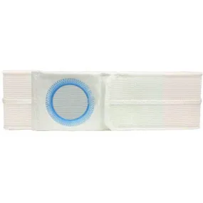 3" White, Regular Elastic, Flat Panel Belt, Prolapse Flap, Petit Medium, 2-5/8" Center Opening