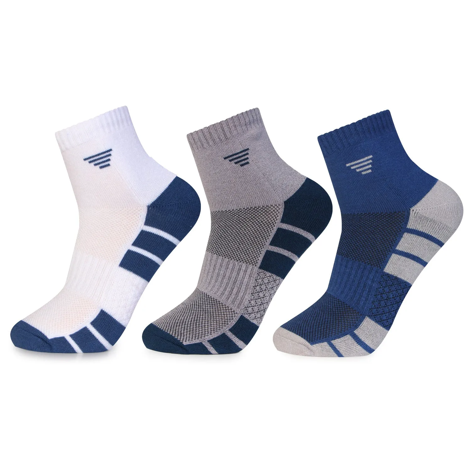 Bamboo Ankle Terry Socks | Assorted - Pack of 3