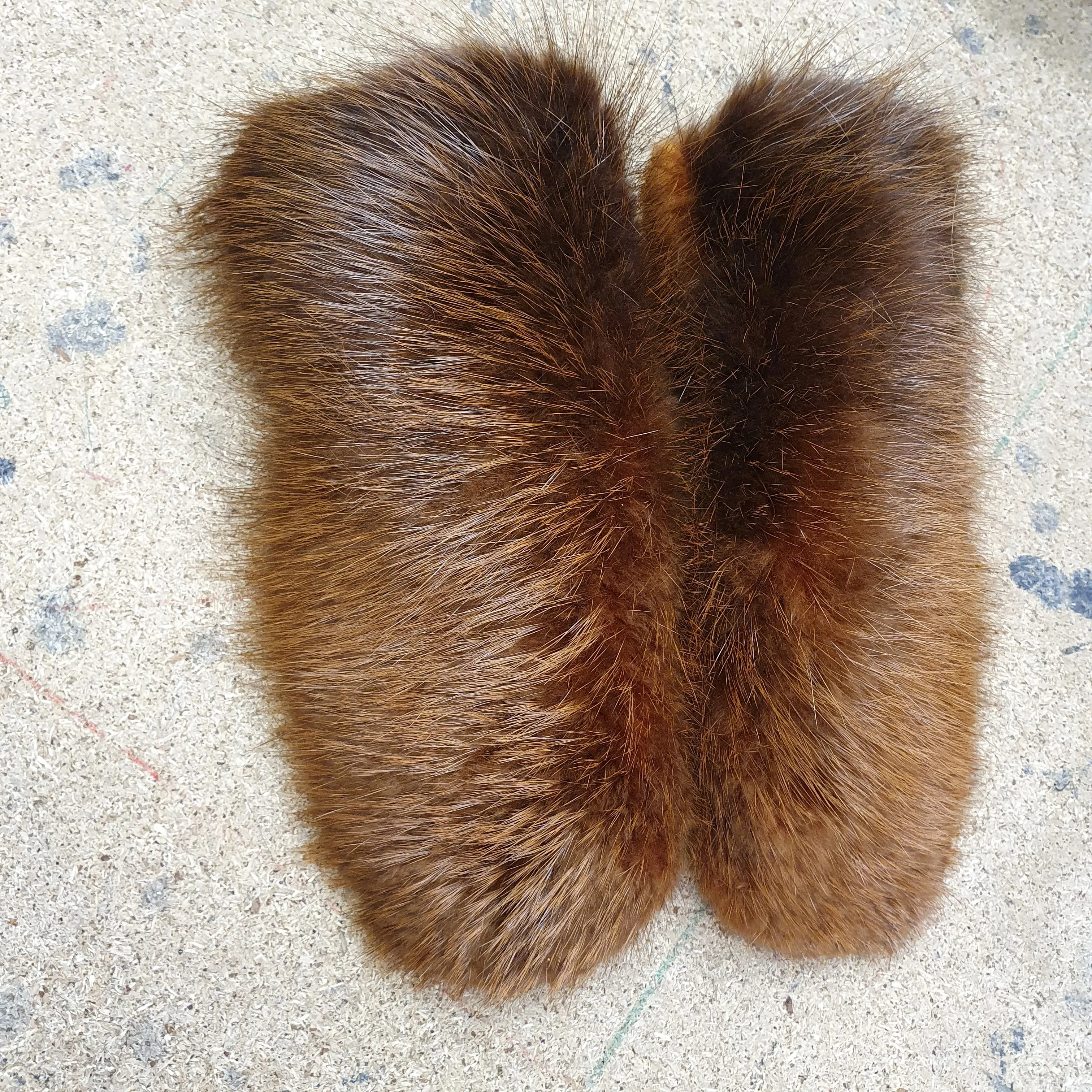 Beaver fur mittens 8