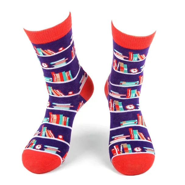 Bookshelves Ankle Socks