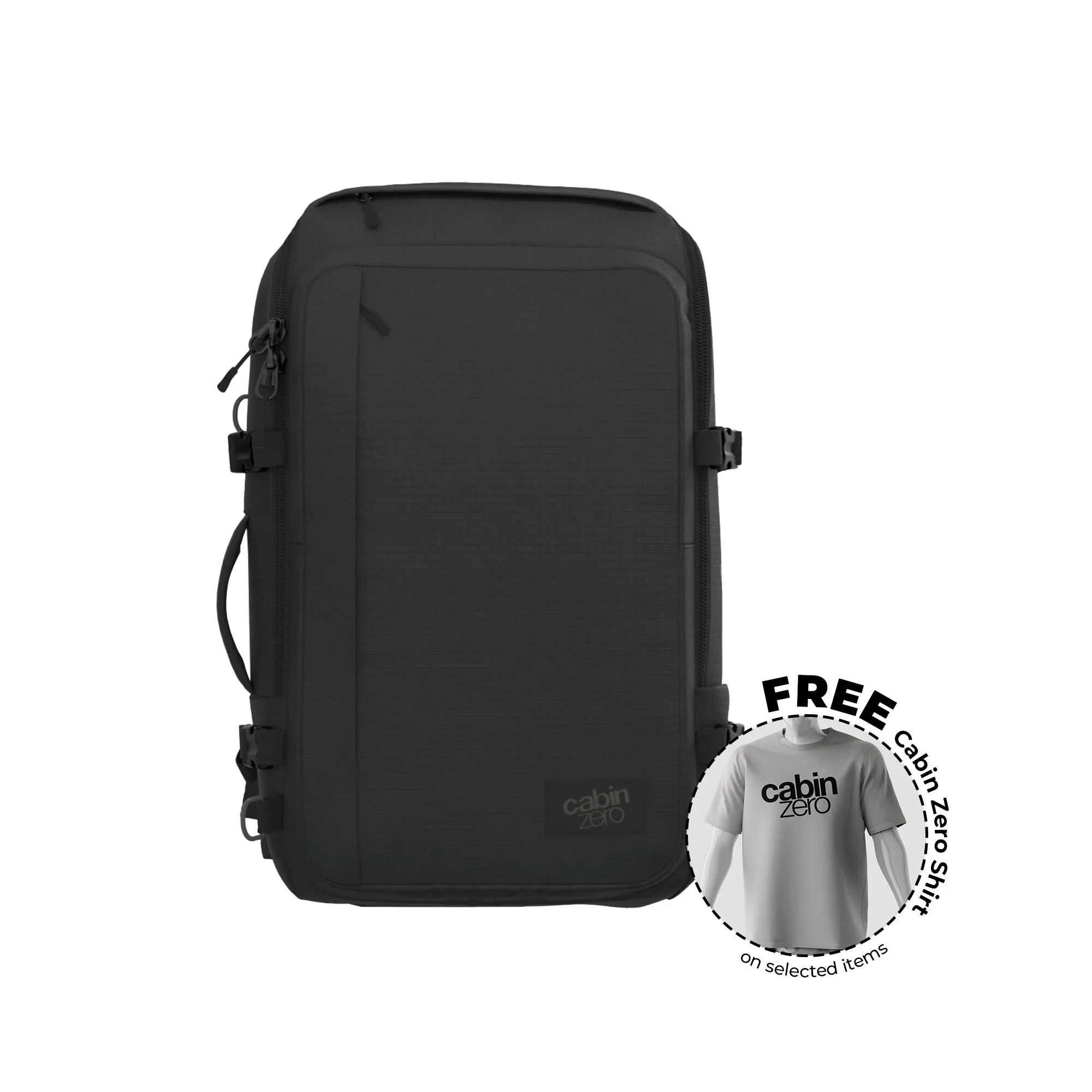 CabinZero Adventure 42L Hand Carry Luggage Travel Bag