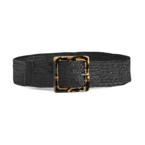 Coco   Carmen Eze Belt w/ Tortoise-Black-OS