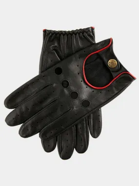 Dents - Black Classic Leather Driving Gloves