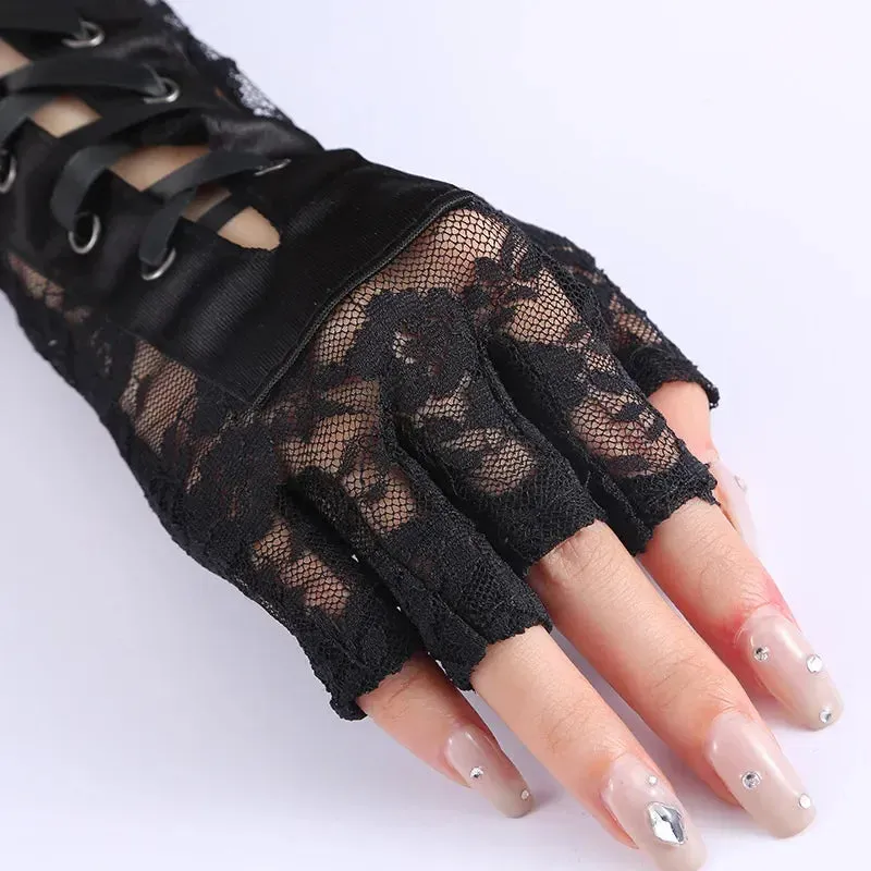 Funki Buys | Gloves | Women's Elbow Length Fingerless Gloves