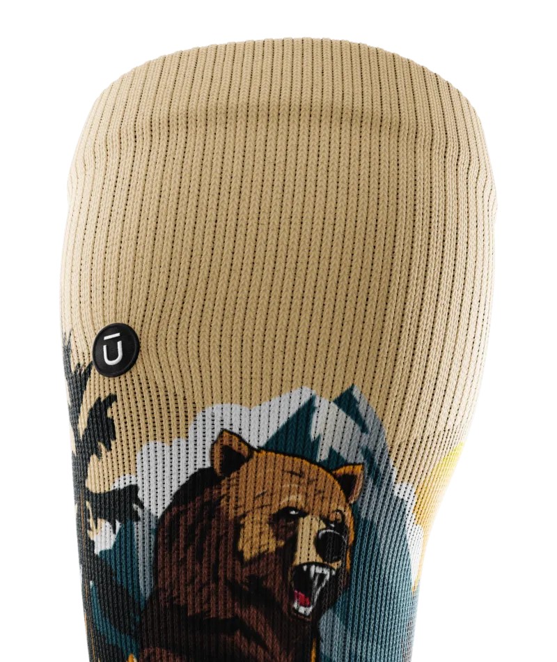 Grizzly Bear Knee High Compression Socks