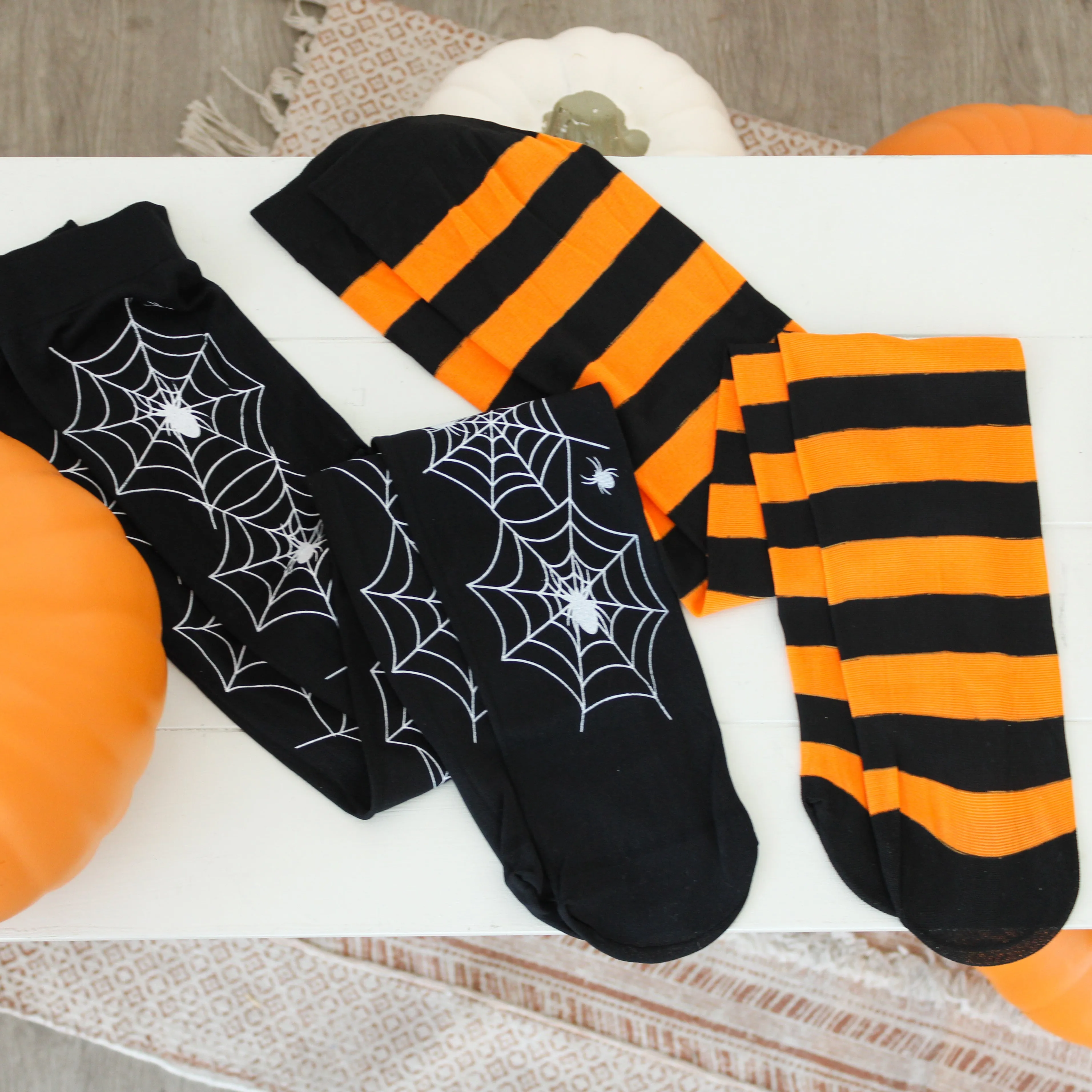 Halloween Knee High Socks