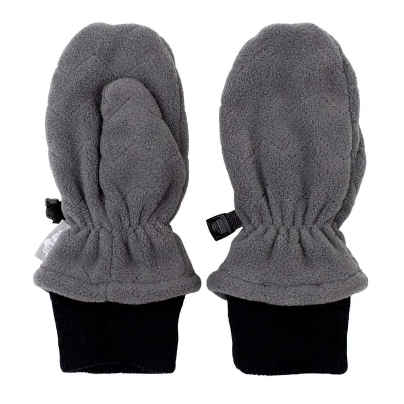 Jan&Jul Fleece Mittens - Dark Grey