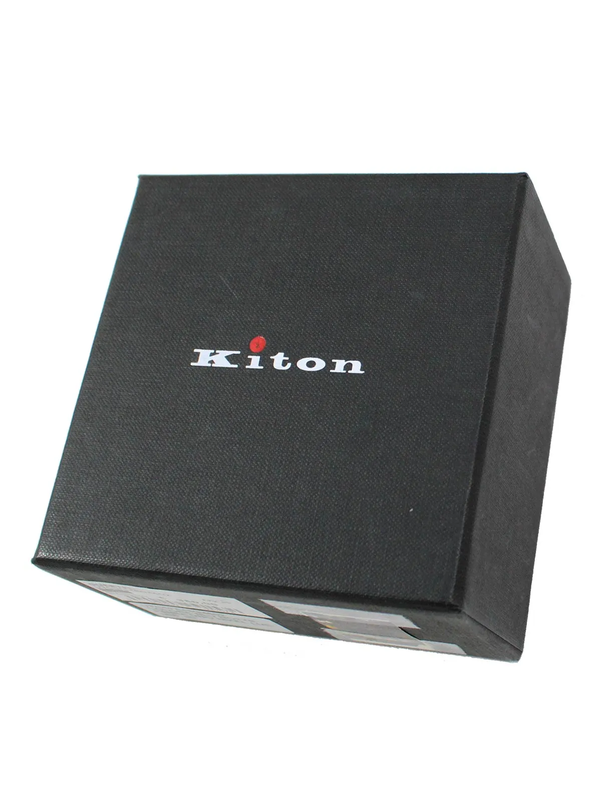 Kiton Belt Solid Black Leather Men Belt 85 / 34