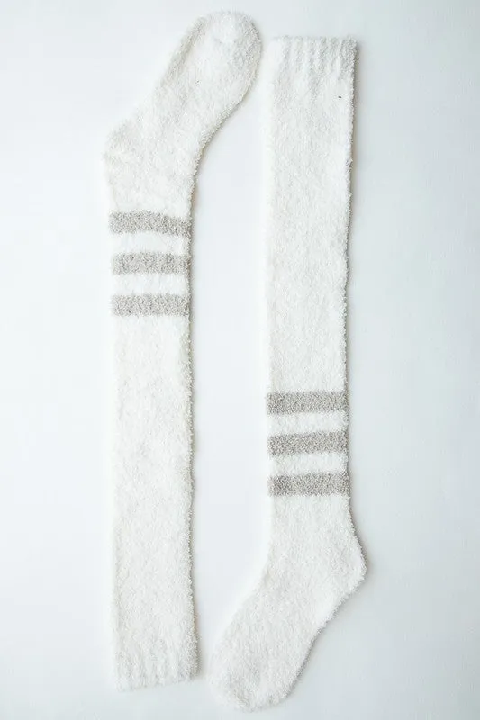 Knee High Boucle Socks