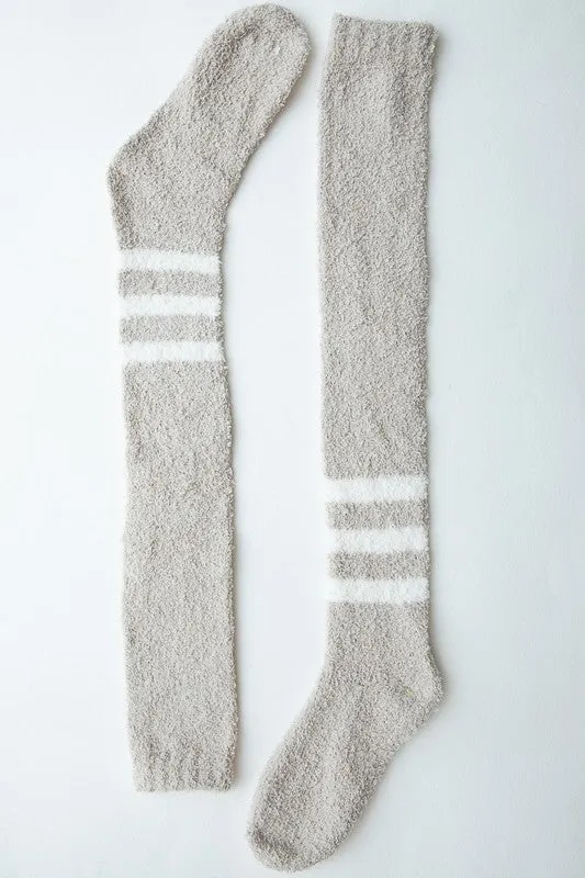 Knee High Boucle Socks