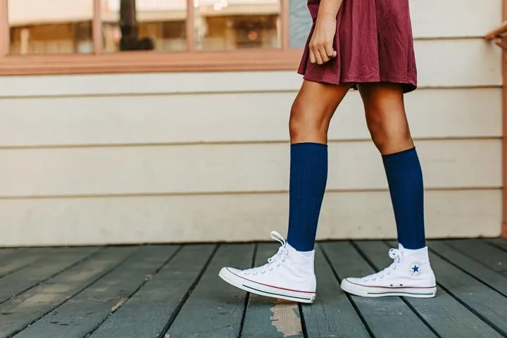 Little Stocking Co Knee High Socks - Navy