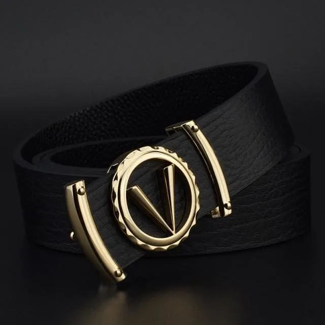 Luxury High Quality V Letter Designer Belts For Men