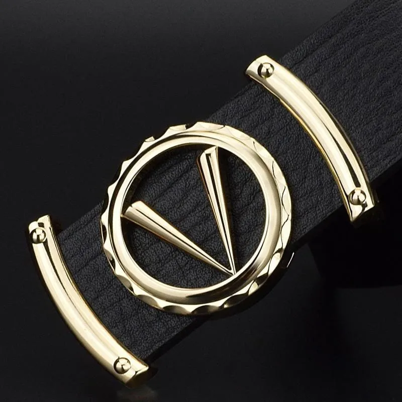 Luxury High Quality V Letter Designer Belts For Men