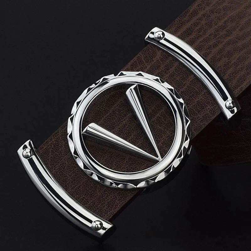 Luxury High Quality V Letter Designer Belts For Men