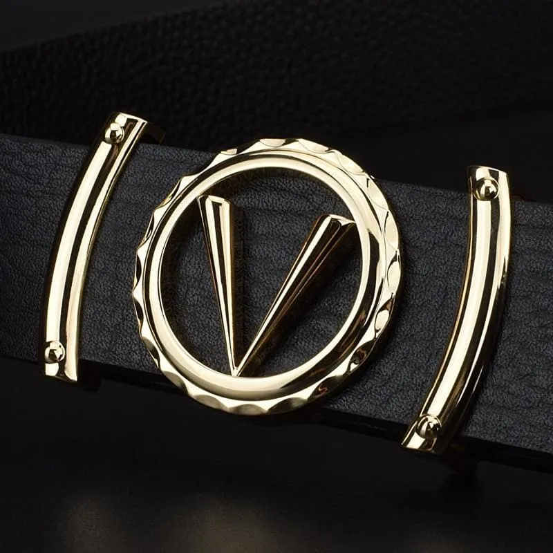 Luxury High Quality V Letter Designer Belts For Men