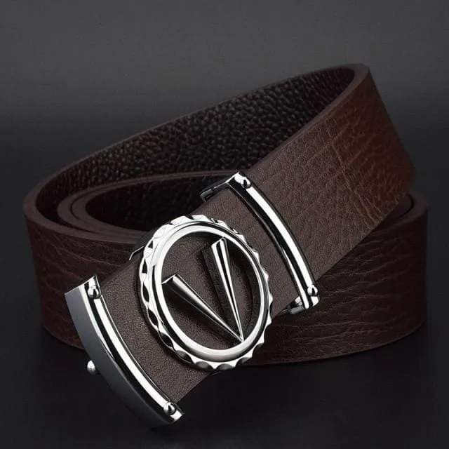 Luxury High Quality V Letter Designer Belts For Men