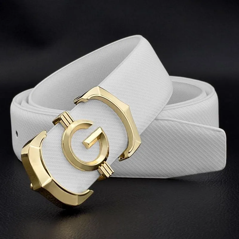 Luxury Men Waist Strap Genuine Leather Fashion G Belt