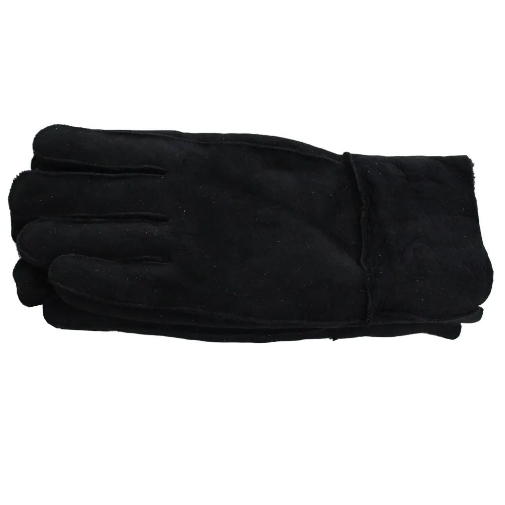 Mens Brown or Black Sheepskin Gloves