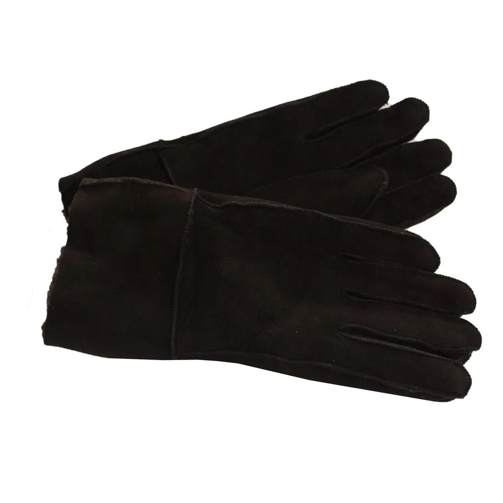 Mens Brown or Black Sheepskin Gloves