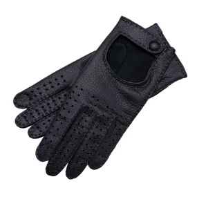 Monza Blue Deerskin Driving Gloves