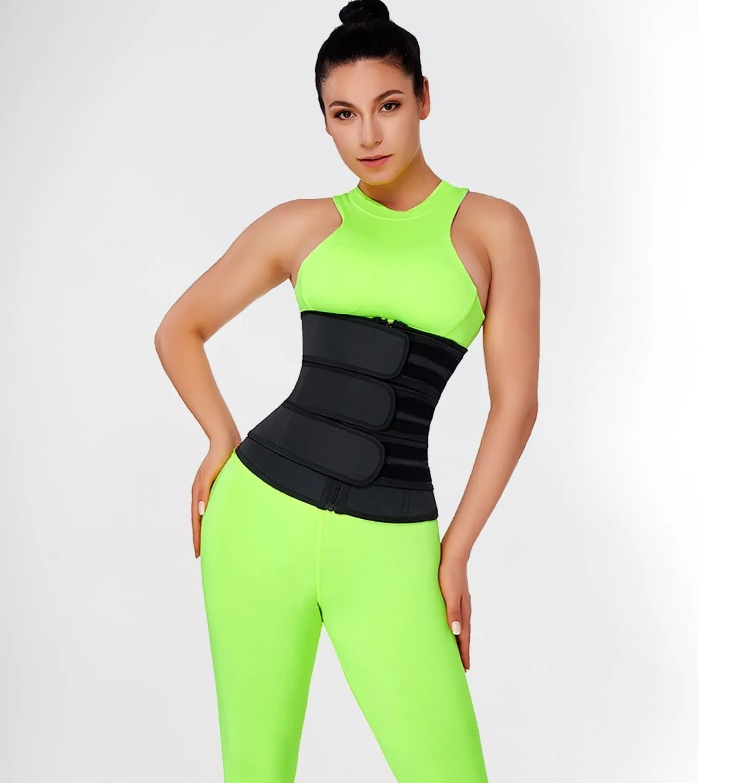 Noa - Three Belts Latex Waist Trainer