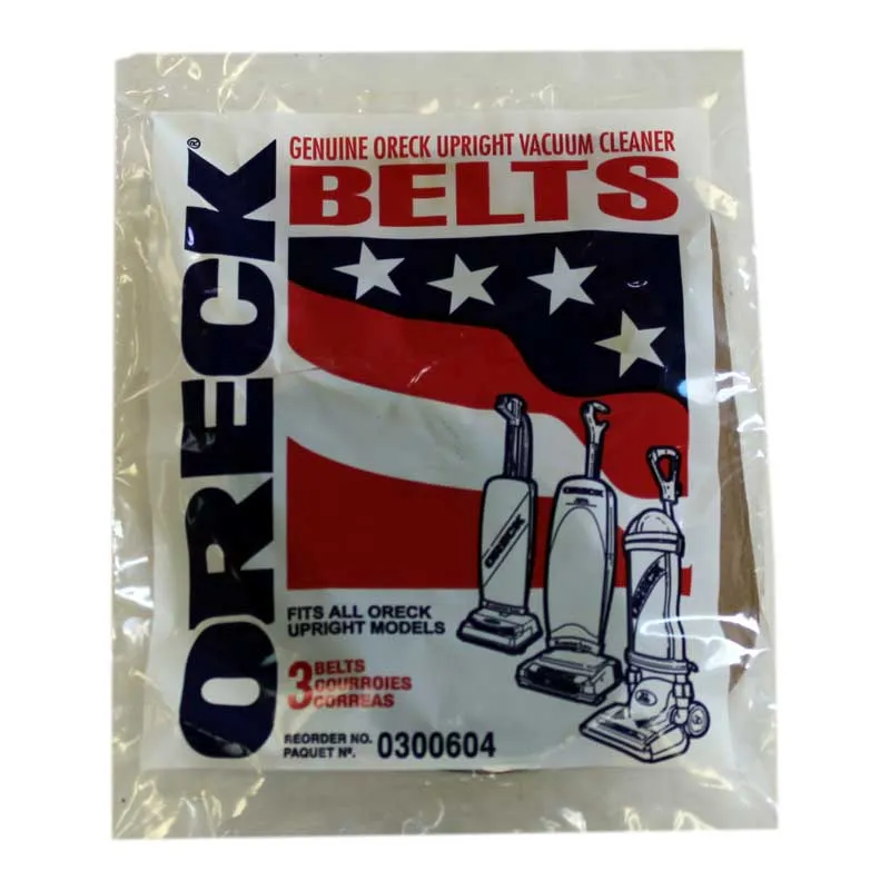 Oreck Upright Vacuum Belts (3-Pack) [300604]