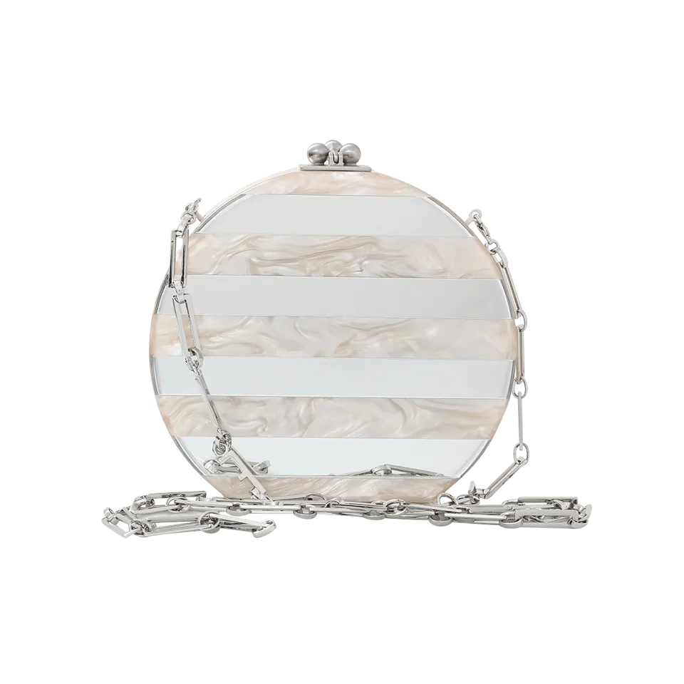 Oscar Round Stripe Clutch