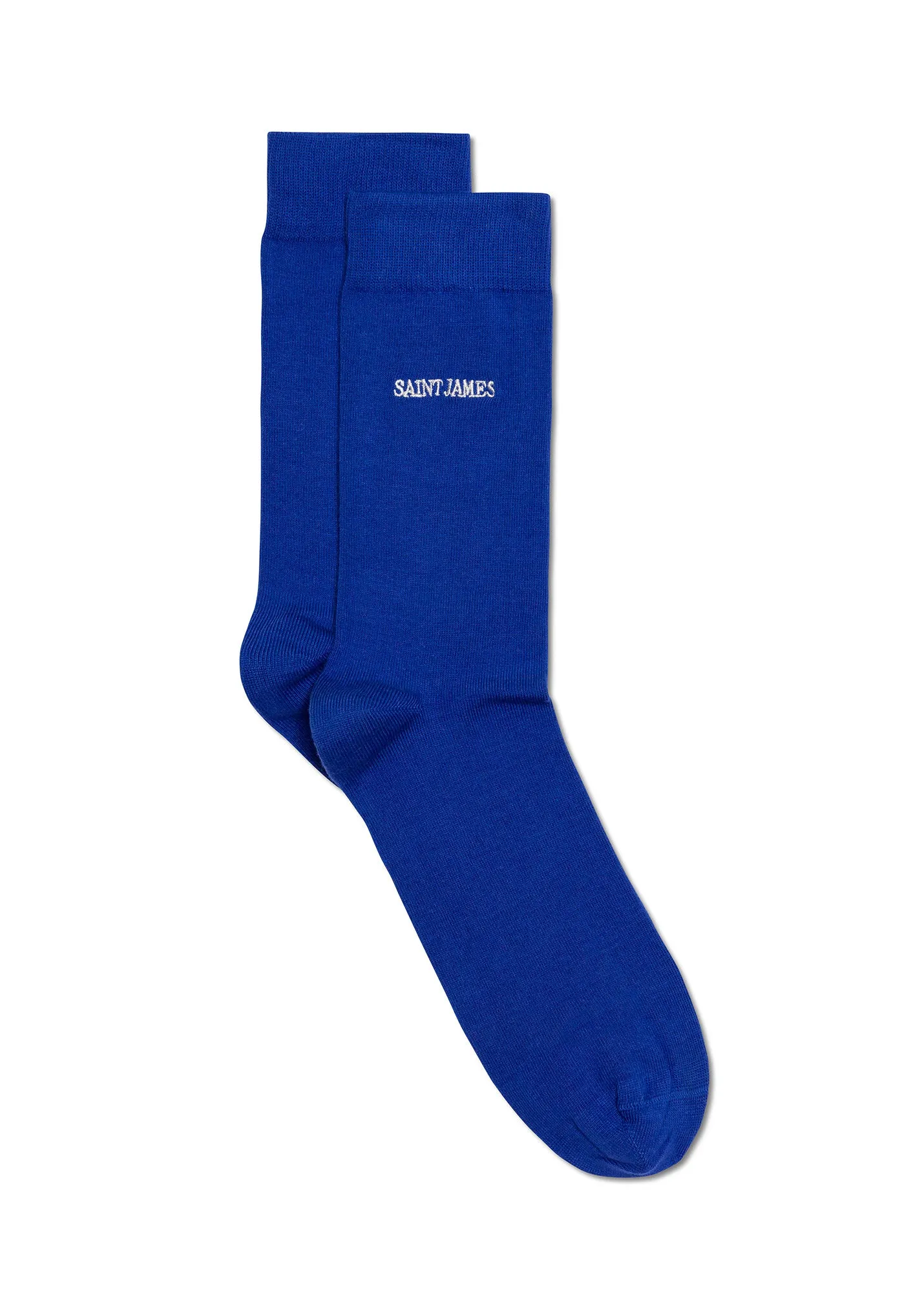 Plain socks with 'SAINT JAMES' embroidery - in cotton jersey (GITANE)