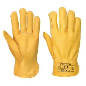 PORTWEST Classic Leather Driving Gloves - ANSI Abrasion Level 2 - A270