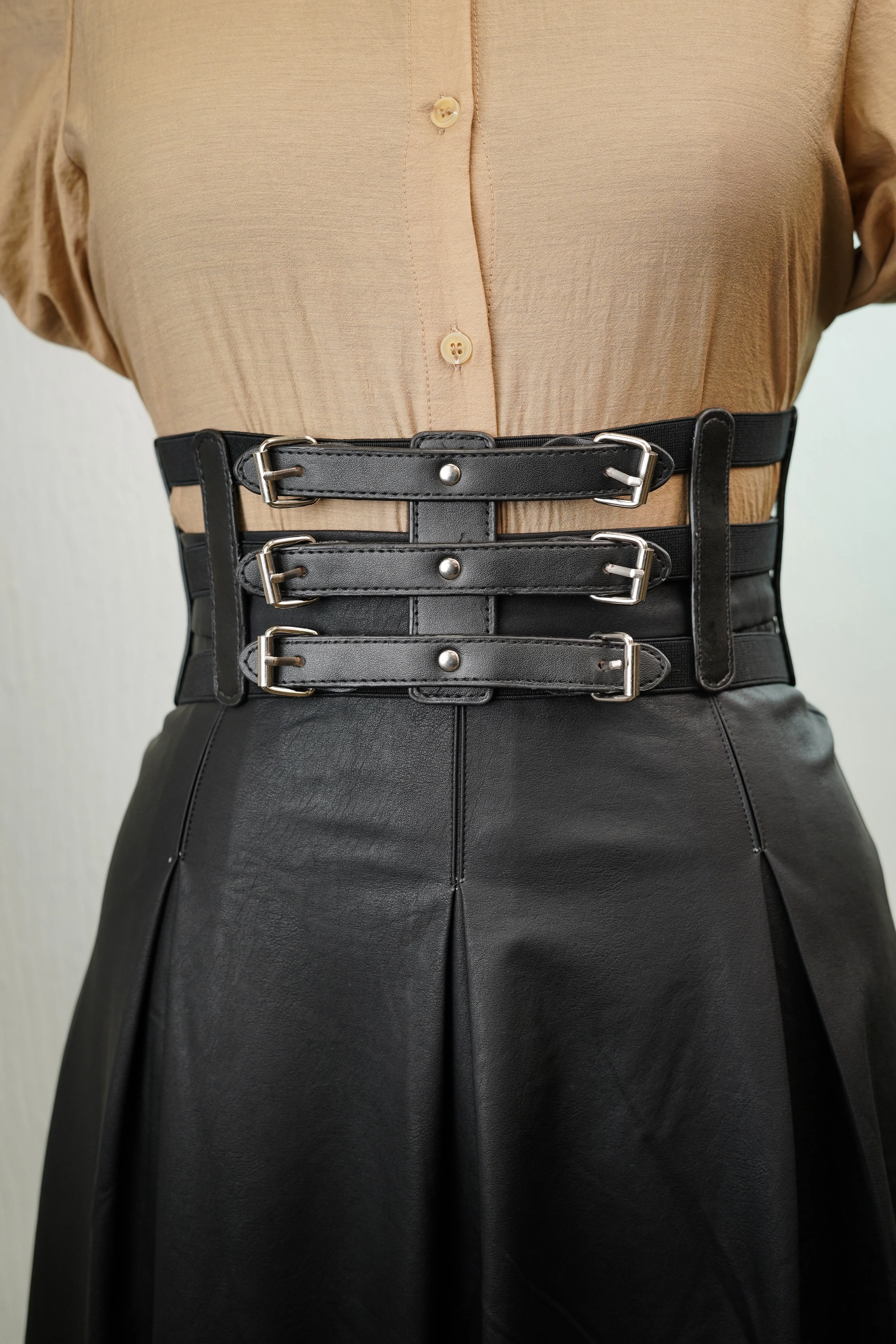 Punk Triplet Buckle Belt