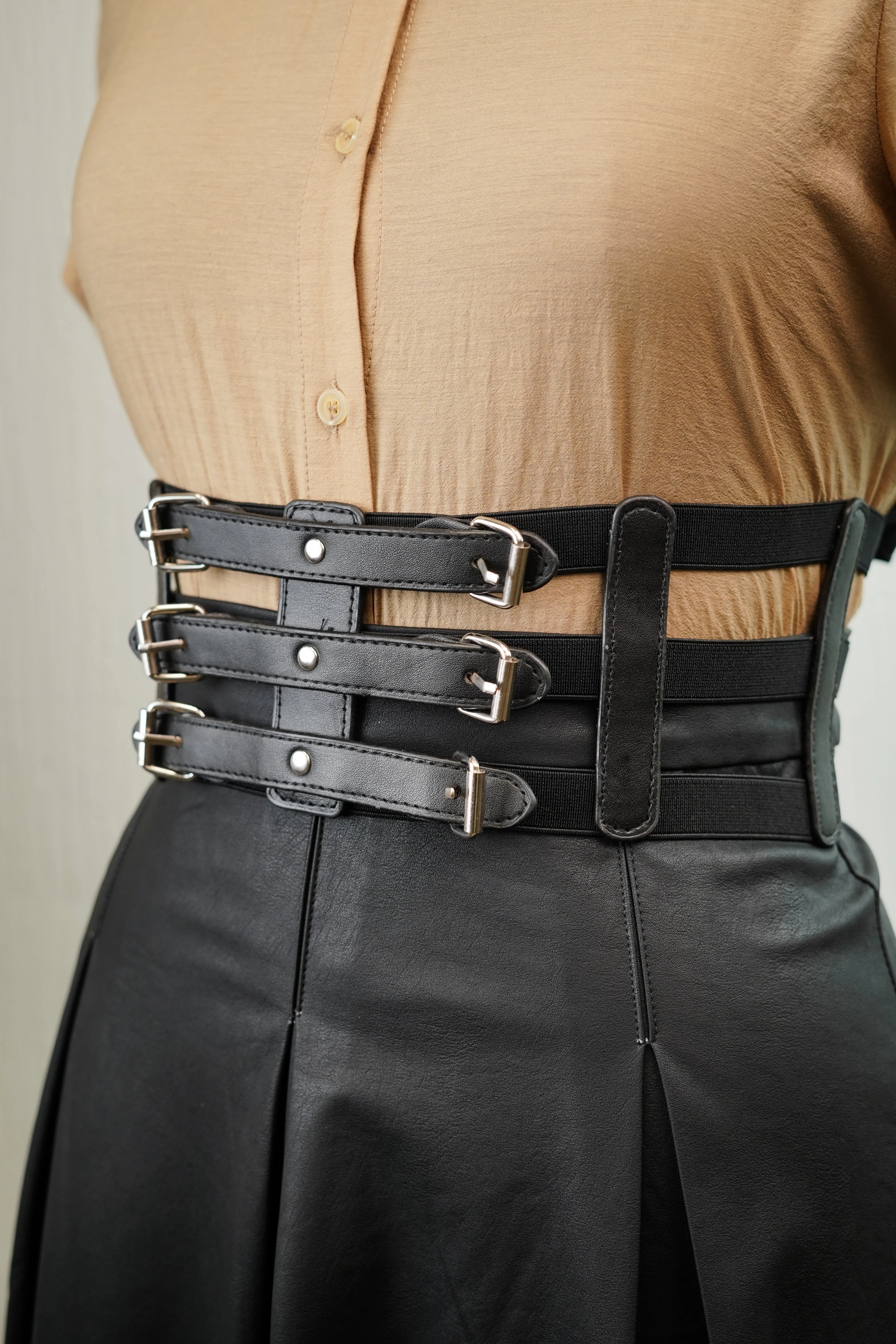 Punk Triplet Buckle Belt