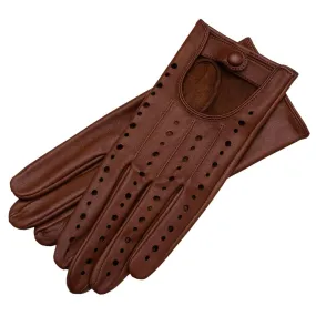 Rimini Saddle Brown Leather Gloves