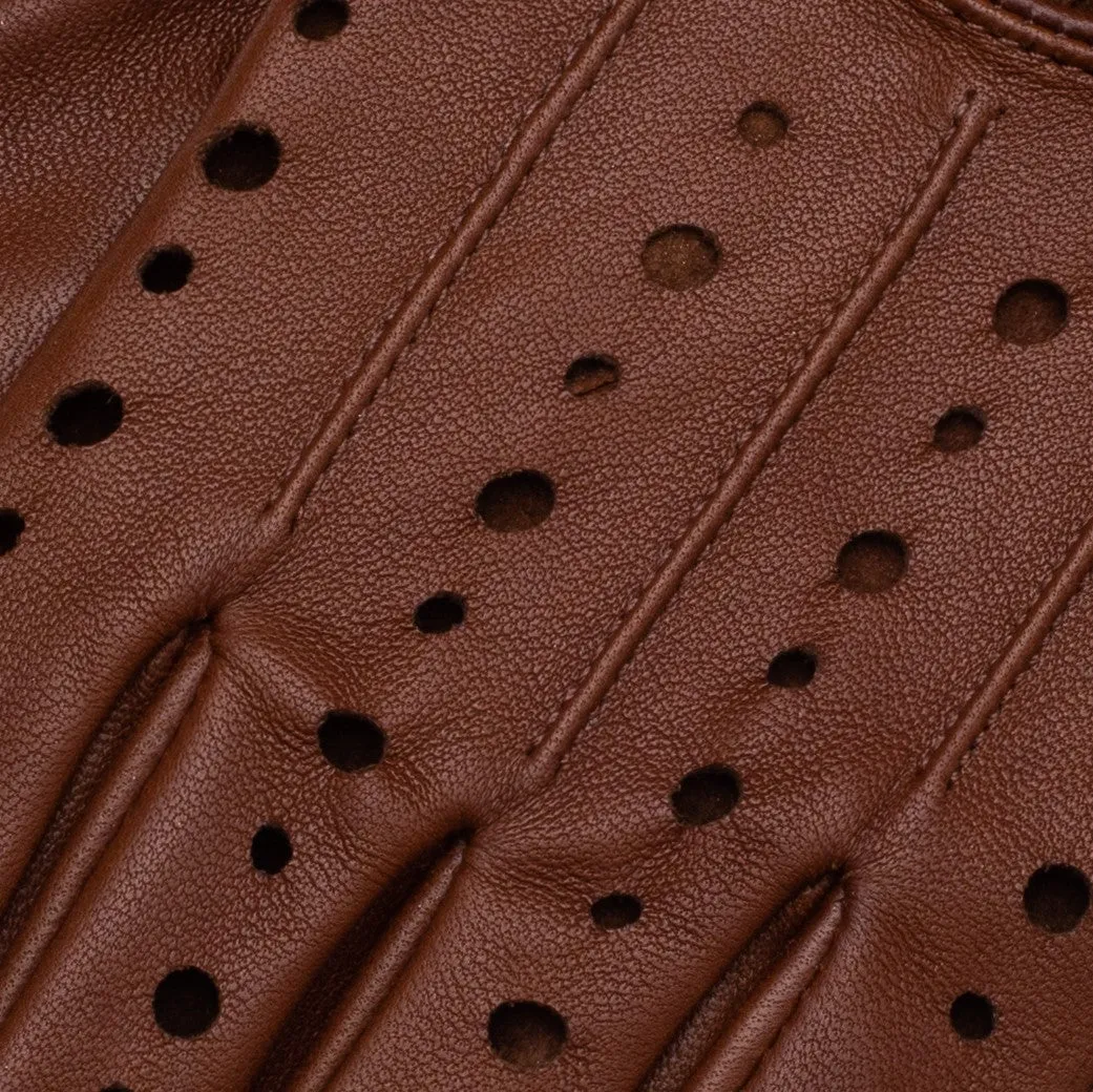 Rimini Saddle Brown Leather Gloves