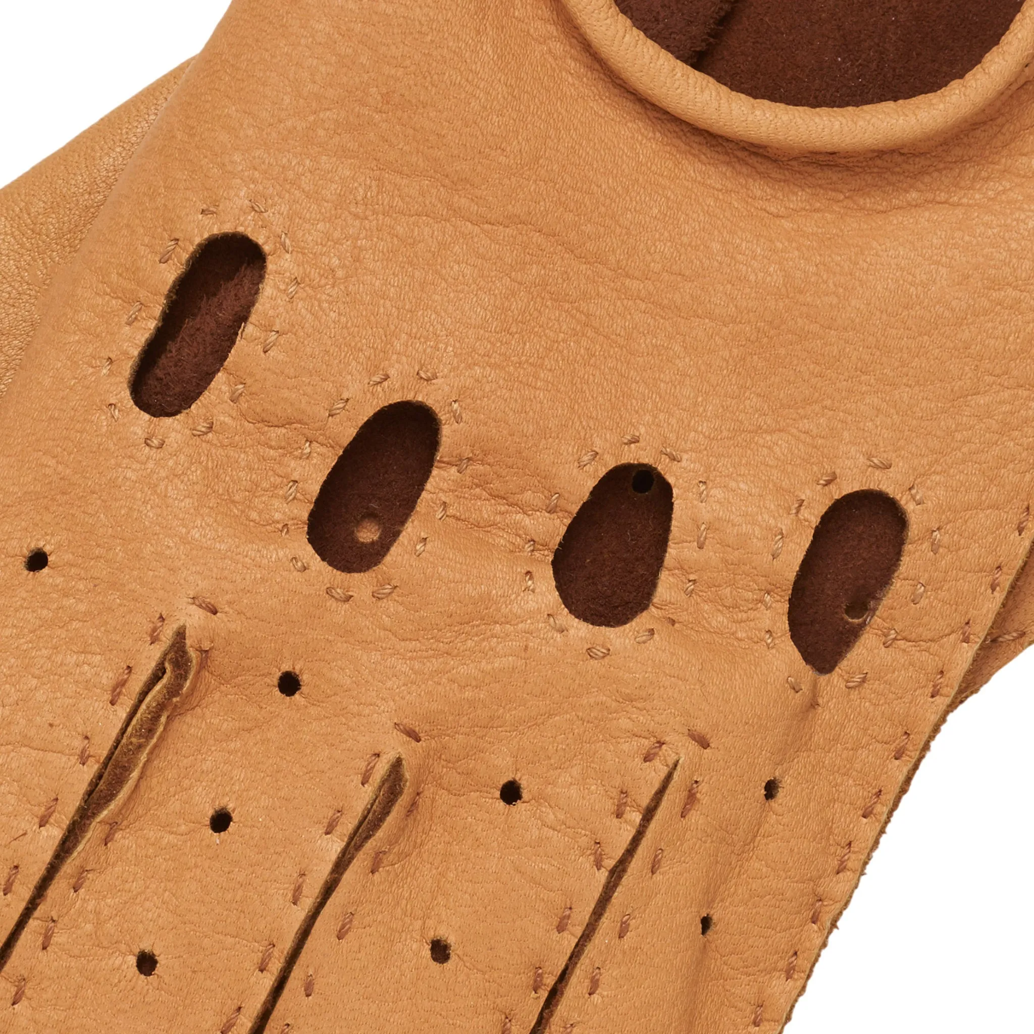 Rome Natural Deerskin Driving Gloves