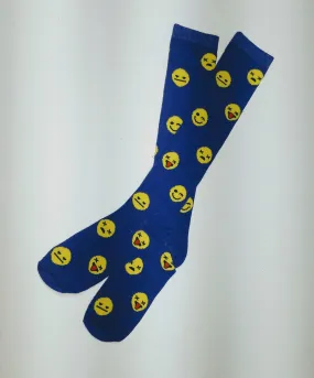 Smiley Face Knee High Socks