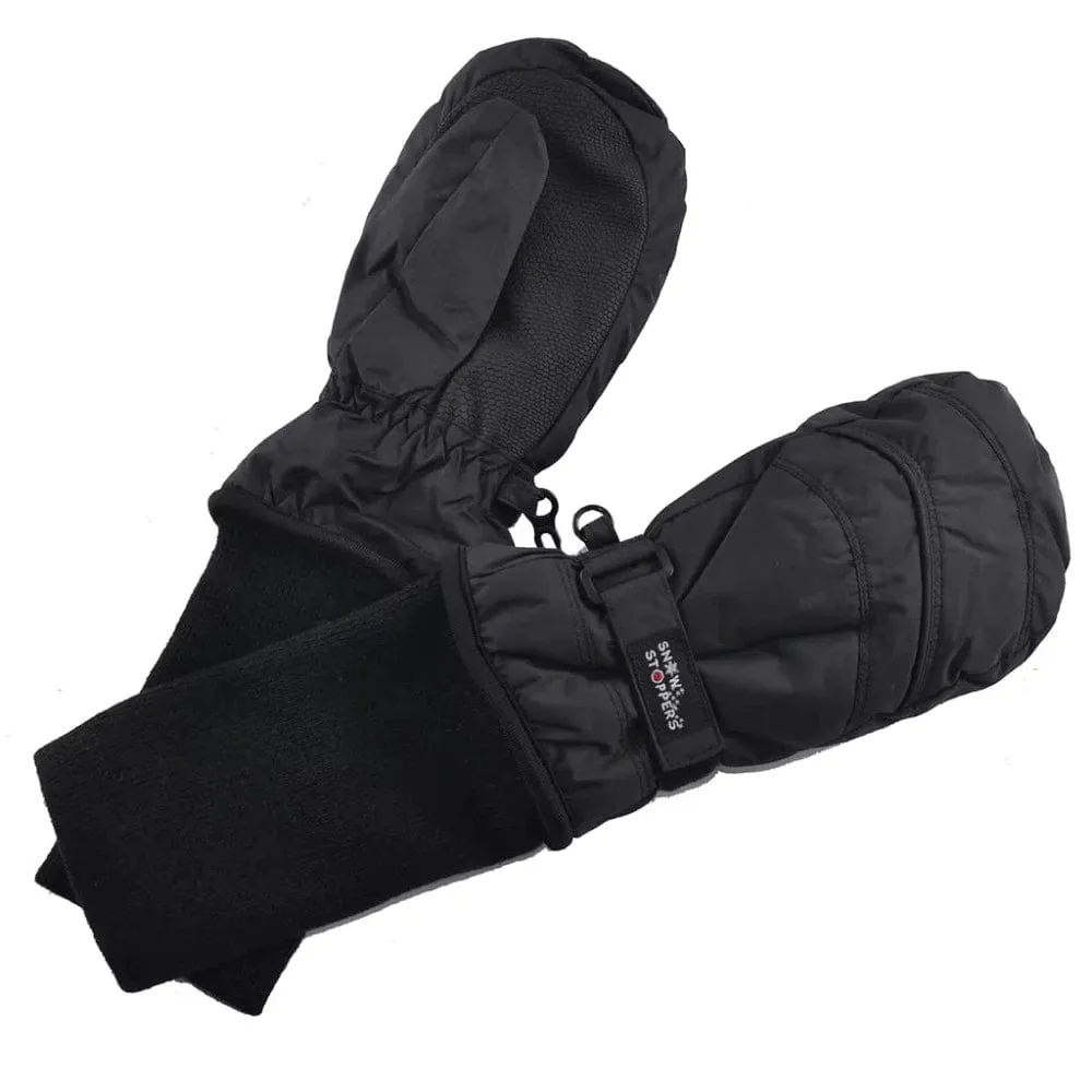 Snowstoppers Nylon Mittens - Black