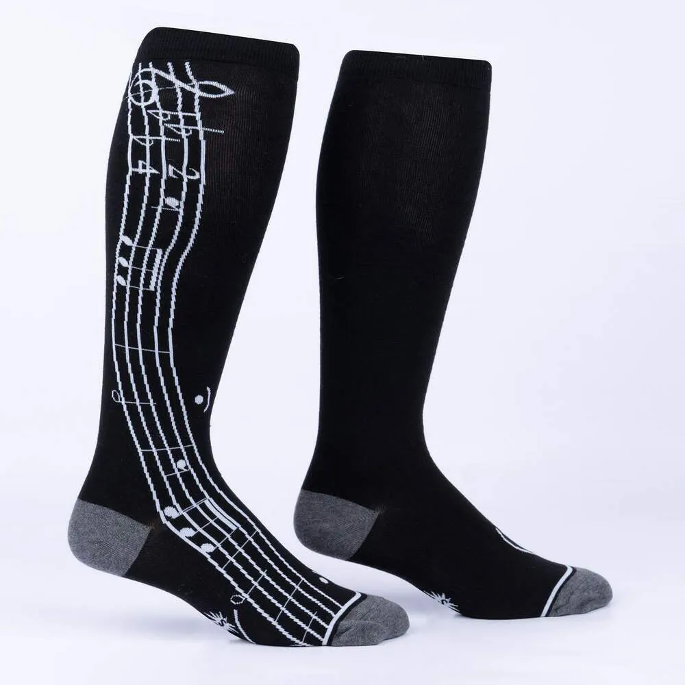 Sock It To Me Unisex STRETCH-IT Knee High Socks - Music is My Forte