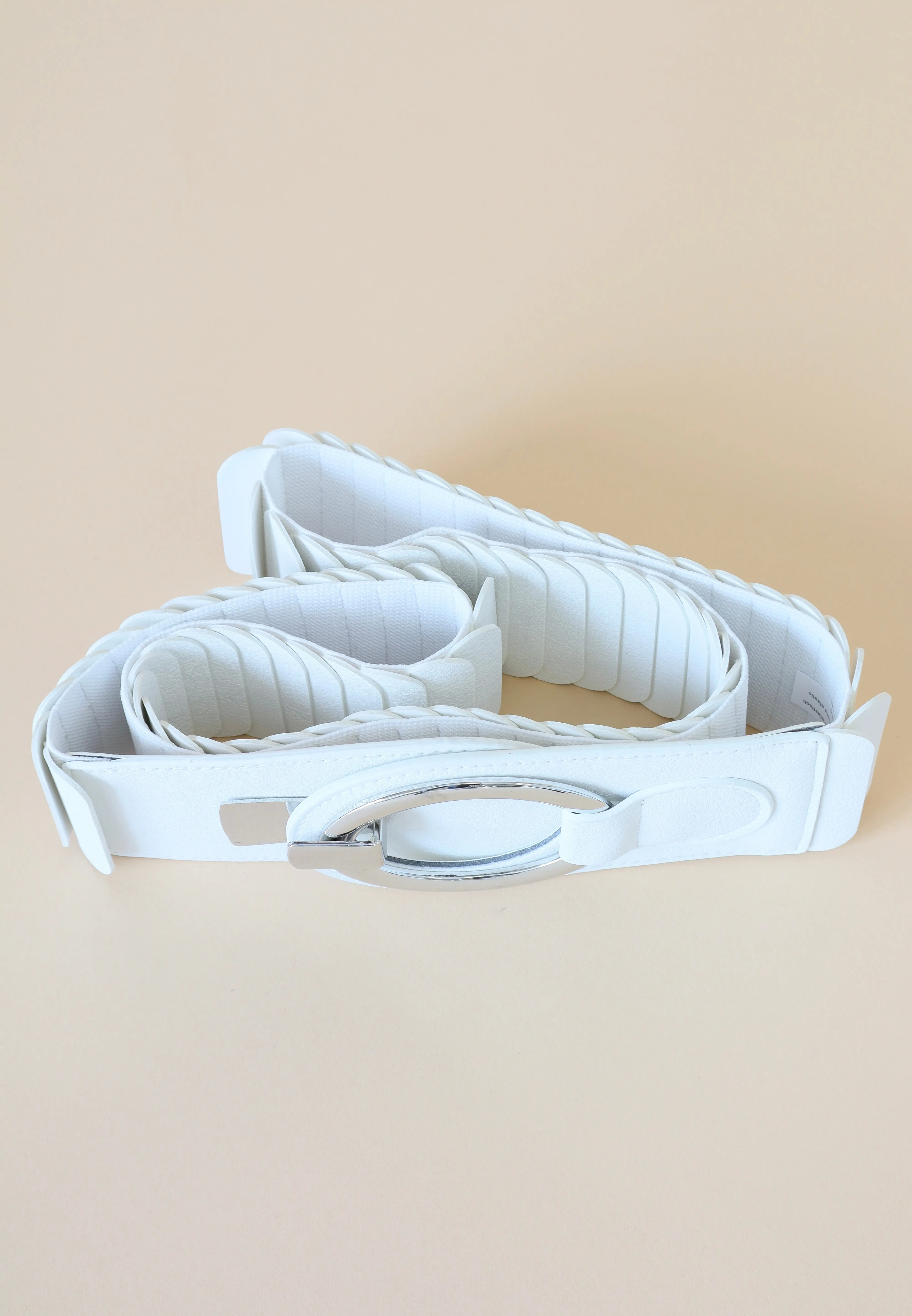 Stretch Belt in White