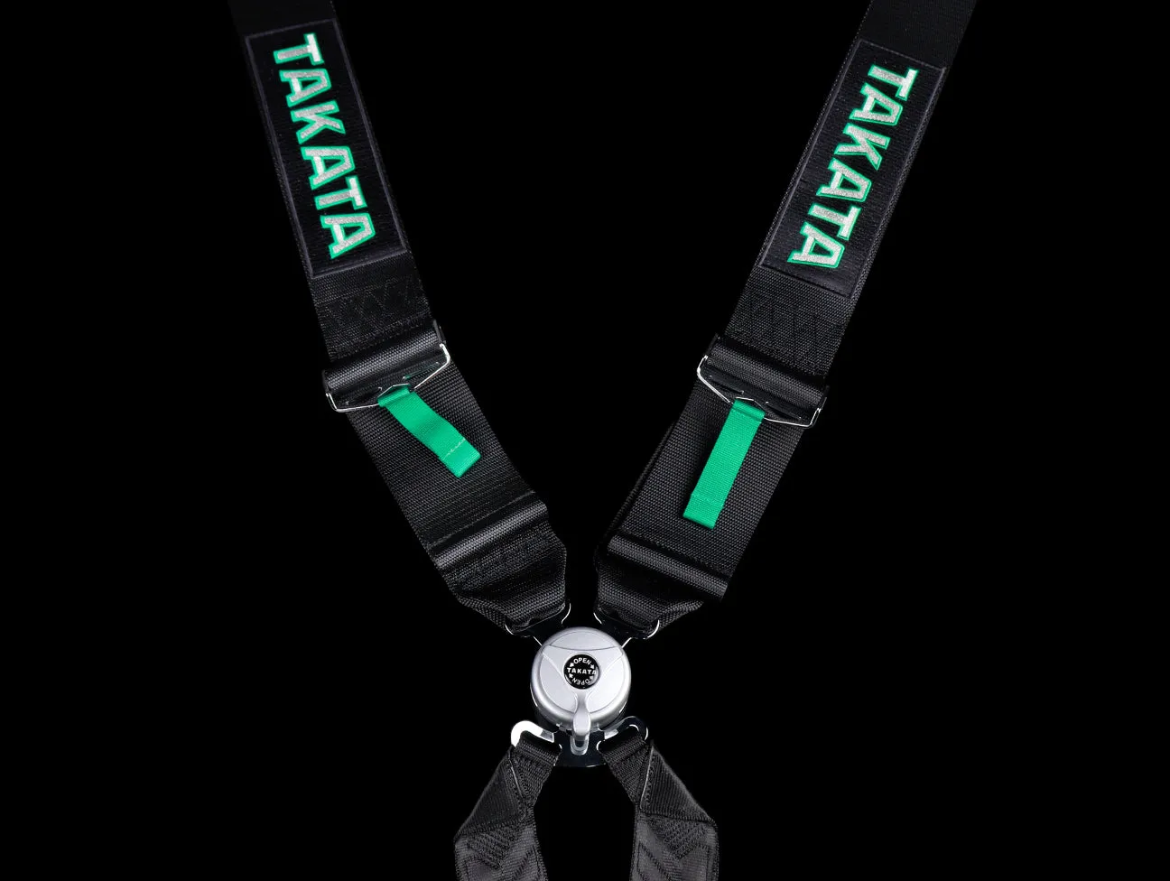 Takata 6 Point 3x2 Race Harness - Black