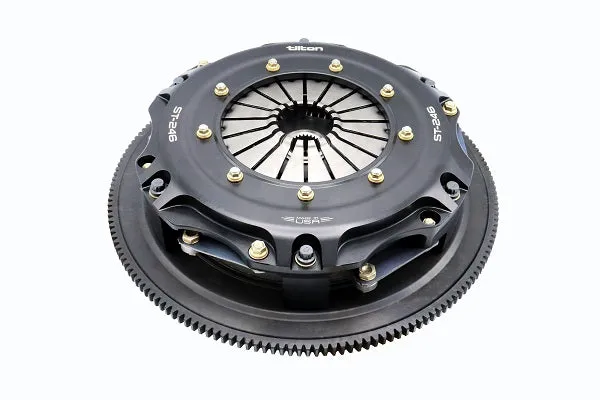 Tilton ST-246 twin disc clutch for 6-bolt crank LS engines up to 850 lb./ft. engine torque