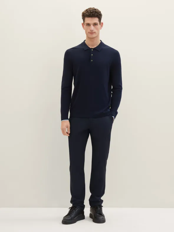 Tom Tailor Regular Stretch Navy Chino