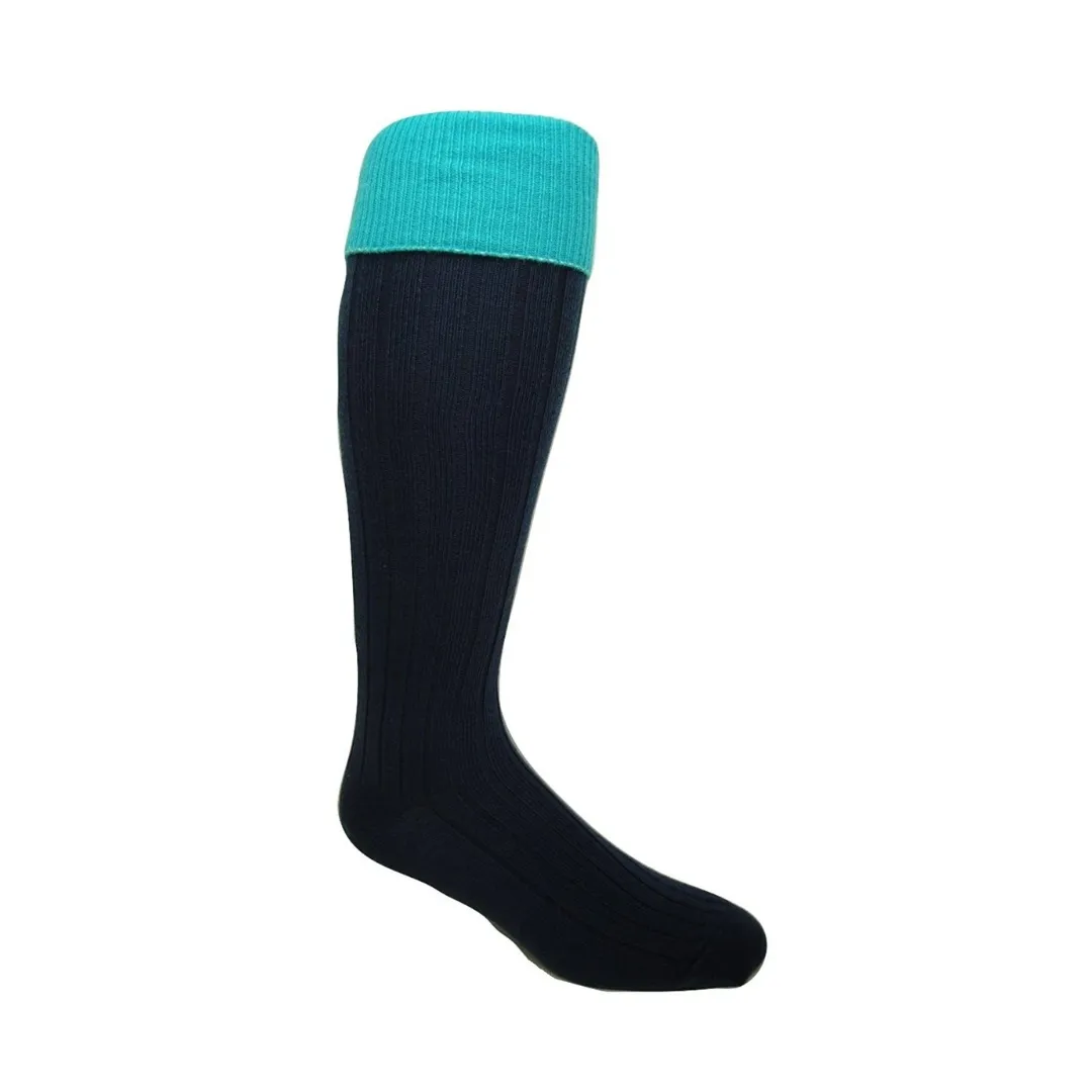 Vagden Coolmax Rolled-Down Cuff Knee High Dress Sock