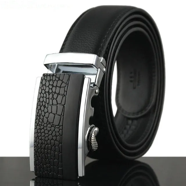 WOWTIGER Belt Man Hot Fashion Cowhide Leather men Designer Luxury Famous High quality Automatic buckle men Belts for men